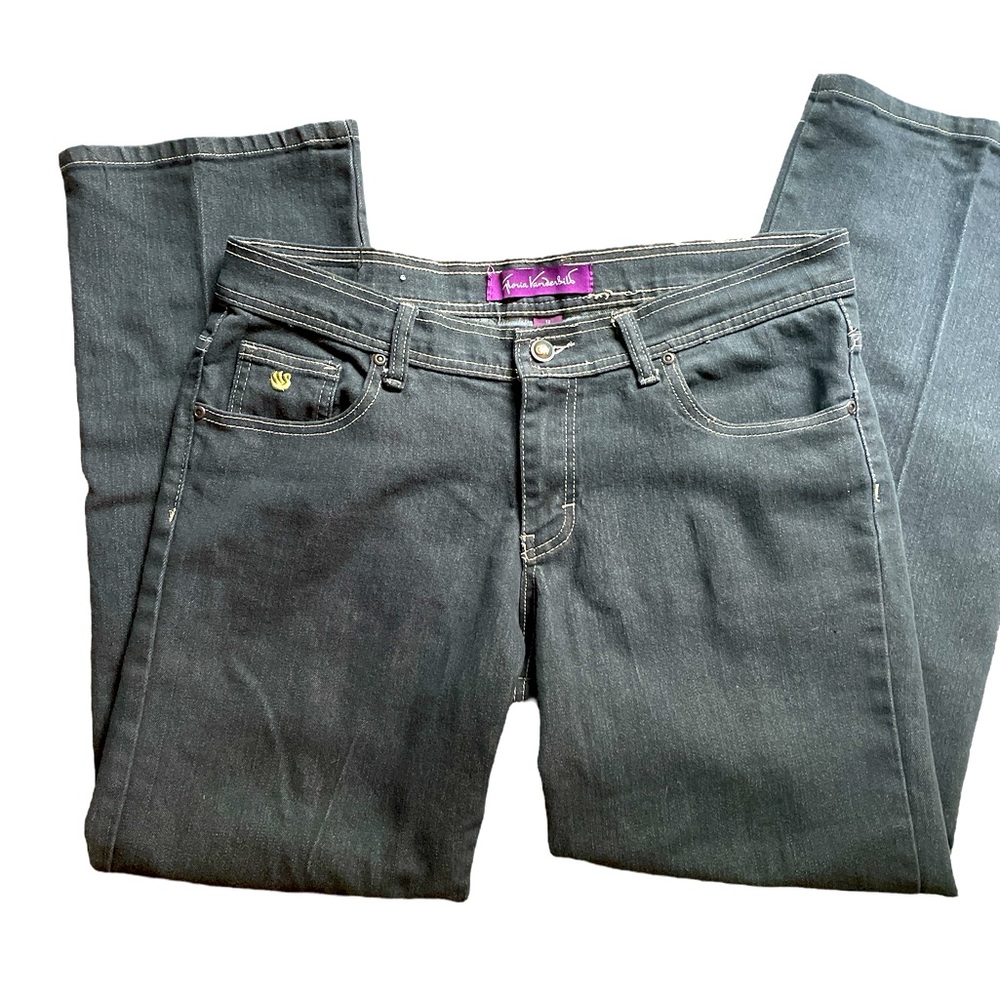 Gloria Vanderbilt Light Weight Dark Denim Jeans Size 12
